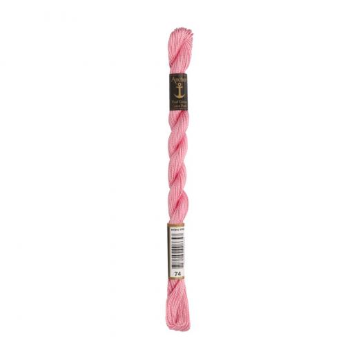 Anchor Perlgarn Stärke 5 - 5g Farbe 74 pastellrosa - 22m