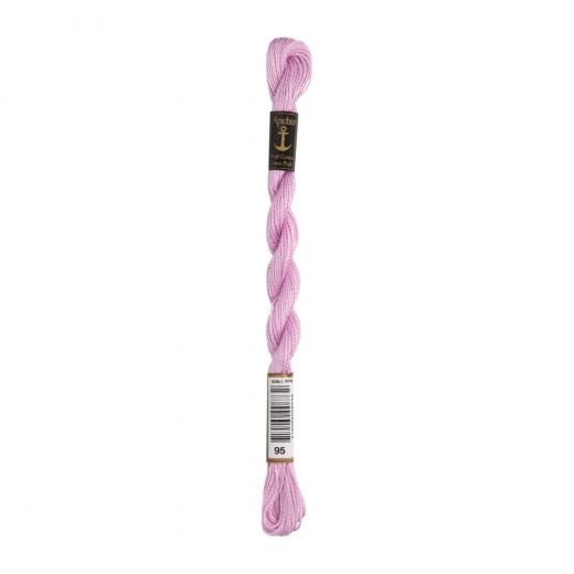 Anchor Perlgarn Stärke 5 - 5g Farbe 95 zartviolett - 22m