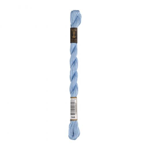 Anchor Perlgarn Stärke 5 - 5g Farbe 144 perlblau - 22m