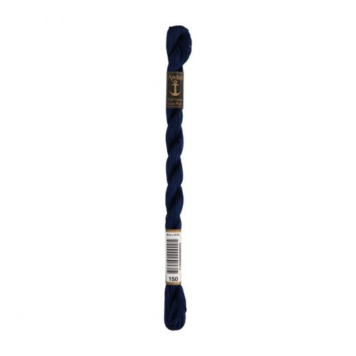 Anchor Perlgarn Stärke 5 - 5g Farbe 150 nachtblau - 22m