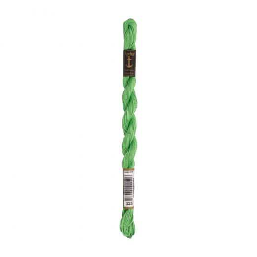 Anchor Perlgarn Stärke 5 - 5g Farbe 225 smaragdgrün - 22m