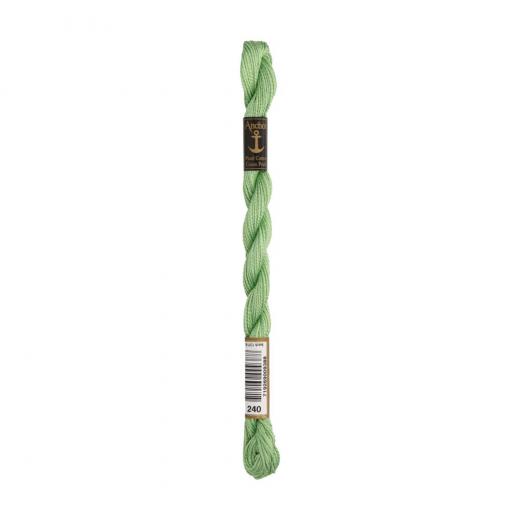 Anchor Perlgarn 5 - 5g Strängchen - 240 blassgrün