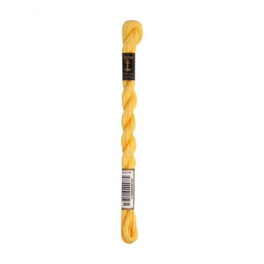 Anchor Perlgarn 5 - 5g Strängchen - 305 goldgelb