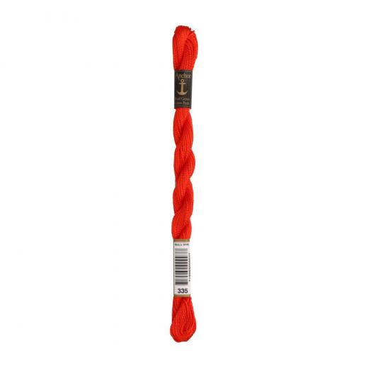 Anchor Perlgarn 5 - 5g Strängchen - 335 tomatenrot