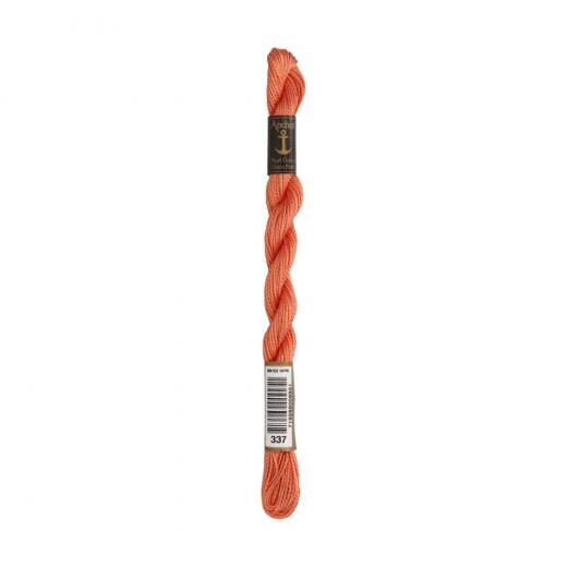 Anchor Perlgarn Stärke 5 - 5g Farbe 337 terracotta - 22m