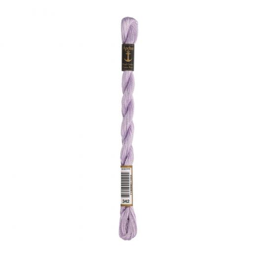 Anchor Perlgarn Stärke 5 - 5g Farbe 342 lavendel - 22m