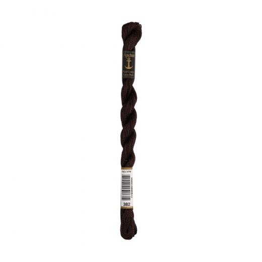 Anchor Perlgarn Stärke 5 - 5g - 382 ebenholz
