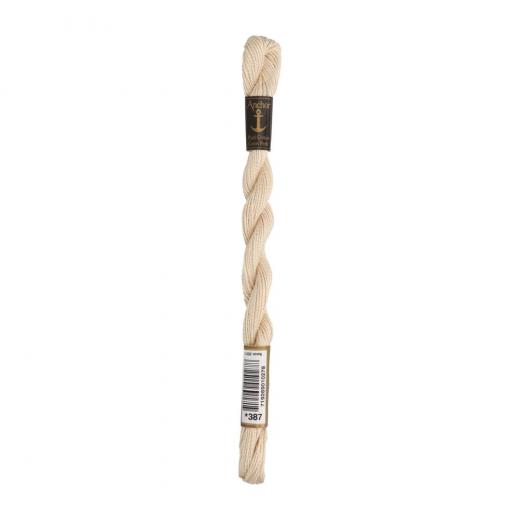 Anchor Perlgarn 5 - 5g Strängchen - 387 creme