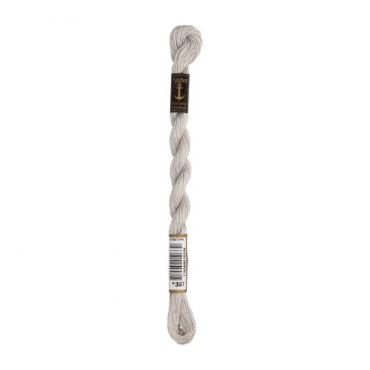 Anchor Perlgarn 5 - 5g Strängchen - 397 perlgrau