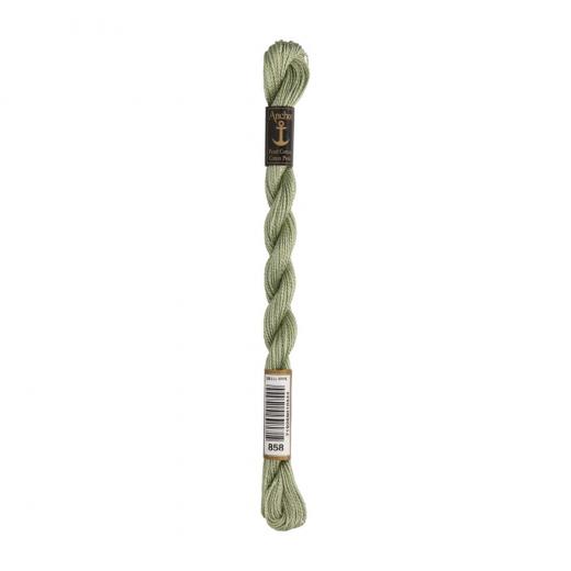 Anchor Perlgarn 5 - 5g Strängchen - 858 graugrün