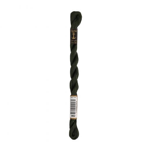 Anchor Perlgarn 5 - 5g Strängchen - 862 russischgrün