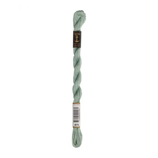Anchor Perlgarn 5 - 5g Strängchen - 875 grünspan