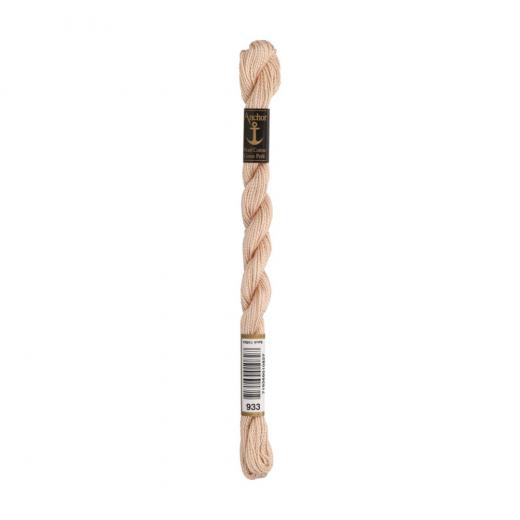 Anchor Perlgarn Stärke 5 - 5g Farbe 933 beige - 22m