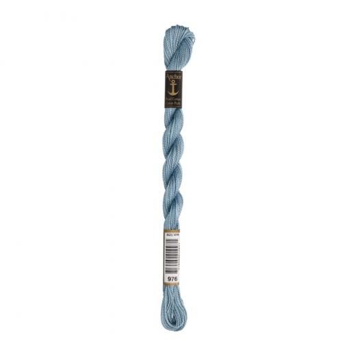 Anchor Perlgarn Stärke 5 - 5g Farbe 976 himmelblau - 22m