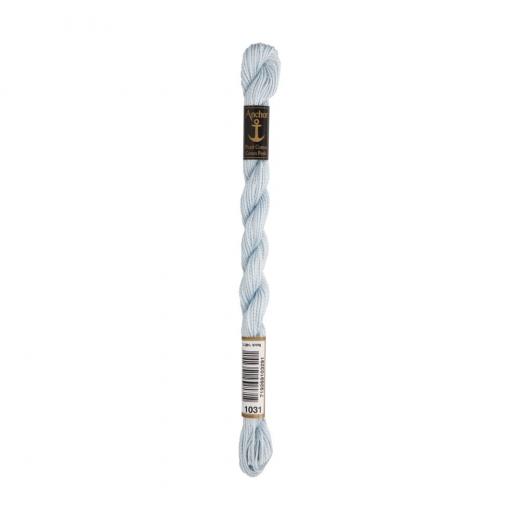 Anchor Perlgarn Stärke 5 - 5g Farbe 1031 blasshellblau - 22m