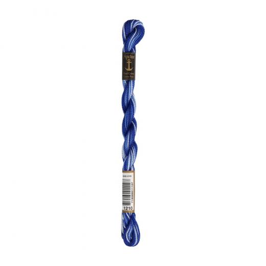 Anchor Perlgarn Stärke 5 - 5g - 1210 blau ombre