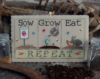 Stickvorlage Puntini Puntini - Sow, Grow, Eat