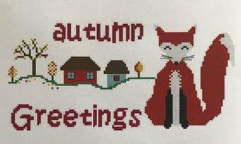 Stickvorlage Romys Creations - Autumn Greetings