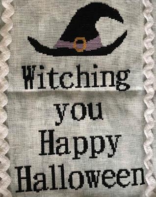 Stickvorlage Romys Creations - Witching Happy Halloween
