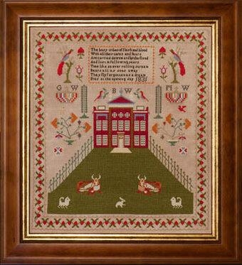 Hands Across The Sea Samplers - How Now Brown Cow BW 1831