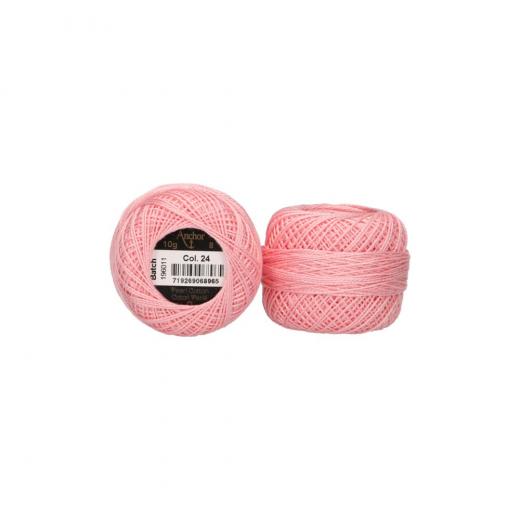 Anchor Perlgarn Stärke 8 - 10g Farbe 24 rose - 82m