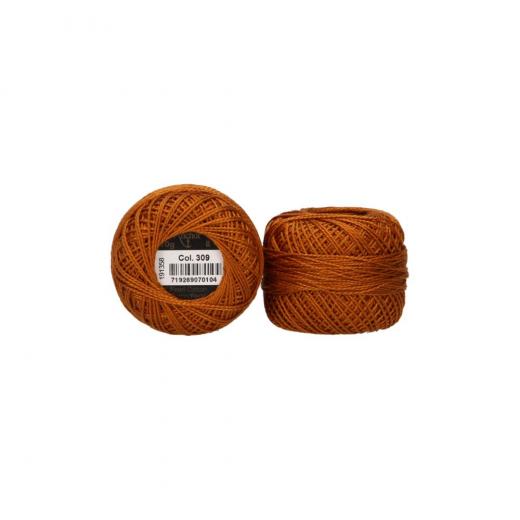 Anchor Perlgarn 8 - 10g Knäuel - 309 goldbraun