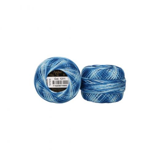 Anchor Perlgarn 8 - 10g Knäuel - 1211 hellblau ombre