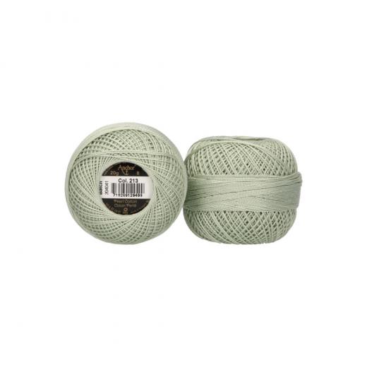 Anchor Perlgarn 8 - 20g Knäuel - 213 pastellgrün (Ausverkauf Restbestand)