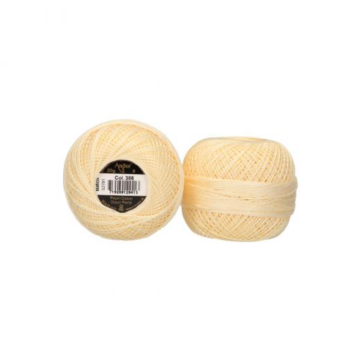 Anchor Perlgarn 8 - 20g Knäuel - 386 eierschale (Ausverkauf Restbestand)