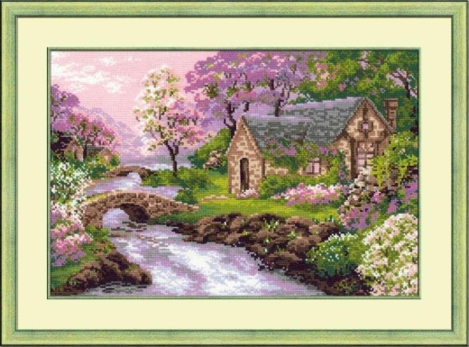 Riolis - Stickbild Spring View