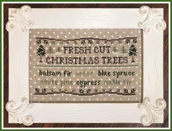 Stickvorlage Country Cottage Needleworks - Fresh Cut Christmas Trees