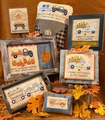 Stickvorlage Sue Hillis Designs - Home For The Harvest