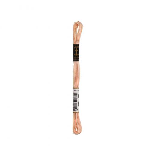 Anchor Stickgarn (Sticktwist) - 1318 apricot multicolor