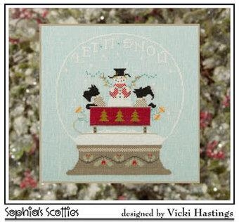 Sophias Scotties - Cross Eyed Cricket (Stickvorlage)