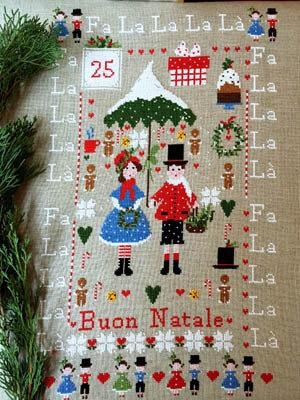 Fa La La La La - Lilli Violette (Stickvorlage)