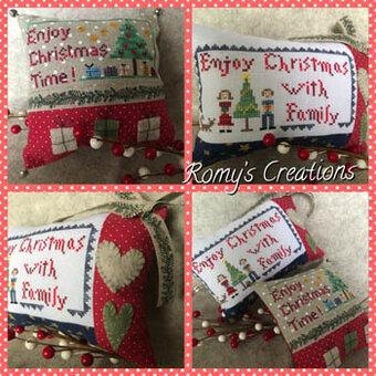 Stickvorlage Romys Creations - Enjoy Christmas