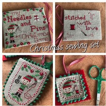 Stickvorlage Romys Creations - Christmas Sewing Set