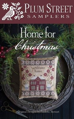 Stickvorlage Plum Street Samplers - Home For Christmas