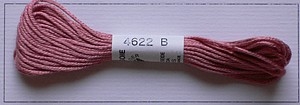 Soie dAlger Seidenstickgarn - Farbe 4622 kühles rot extra