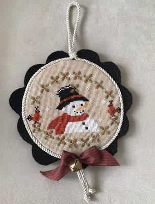 Snowman Enjoy - Twin Peak Primitives (Stickvorlage)