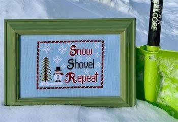 Stickvorlage Pickle Barrel Designs - Snow Problems!
