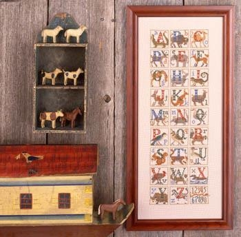 Stickvorlage The Prairie Schooler - Animal Alphabet