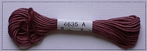 Soie dAlger Au Ver A Soie Seidenstickgarn Farbe 4635 magenta