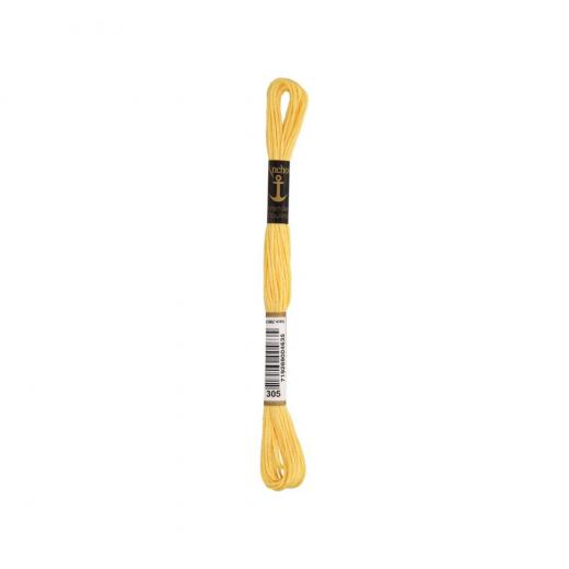 Anchor Stickgarn (Sticktwist) - 305 goldgelb