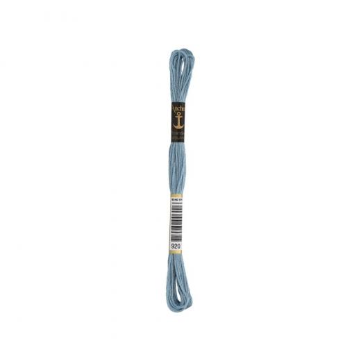 Anchor Stickgarn (Sticktwist) - 920 graublau hell