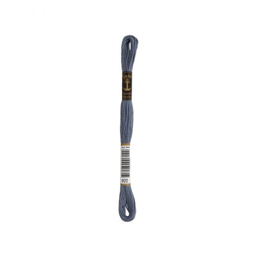 Anchor Stickgarn (Sticktwist) - 922 graublau dunkel