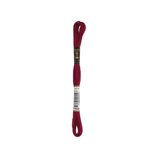 Anchor Stickgarn (Sticktwist) - 1028 aubergine mittel