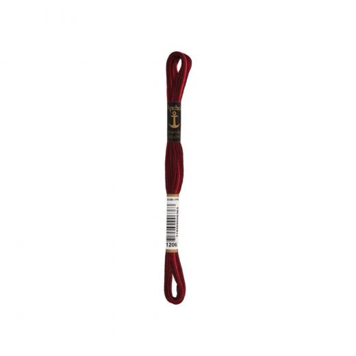 Anchor Stickgarn (Sticktwist) - 1206 rot ombre