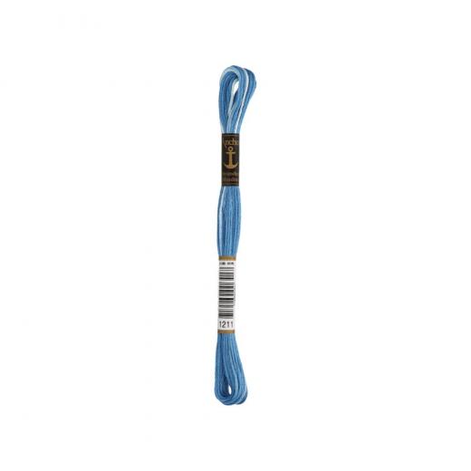 Anchor Stickgarn (Sticktwist) - 1211 hellblau ombre