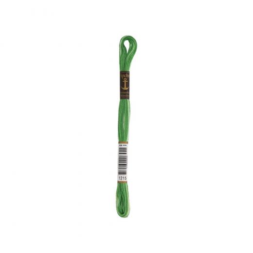 Anchor Stickgarn (Sticktwist) - 1215 grasgrün ombre